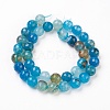 Natural Agate Beads Strands G-JP0001-09-10mm-2