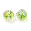 UV Plating Rainbow Iridescent Acrylic Beads OACR-A014-02F-2