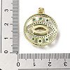 Brass Micro Pave Cubic Zirconia Pendants KK-E092-30G-05-3