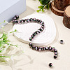 1 Strand Handmade Lampwork Inner Flower Rondelle Beads Strands LAMP-TA0002-72A-4
