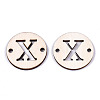 Unfinished Natural Poplar Wood Links Connectors WOOD-S045-140B-01X-2