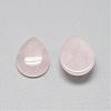 Natural Rose Quartz Cabochons G-R417-13x18-48-2