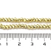 Electroplate Glass Beads Strands X-EGLA-D030-15A-03-2