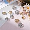 30Pcs 6 Styles Alloy Buttons DIY-CY0001-19-3