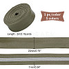   5Pcs 5 Colors Flat PU Leather Folded Edge Band LC-PH0001-09-2