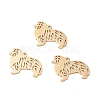 304 Stainless Steel Dog Pendants STAS-N090-JN854-G-2