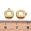 304 Stainless Steel Pendant Cabochon Settings STAS-T067-66G-3