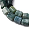 Natural Moss Agate Beads Strands G-R015-A01-4