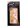Shiny Gold Silver Nail Foils Mesh Nail Sticker MRMJ-T049-01G-1