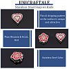 8Pcs 2 Style 304 Stainless Steel Snap on Bails STAS-UN0037-91-5