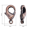 Brass Lobster Claw Clasps KK-901-R-NF-4