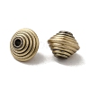 Tibetan Style Rack Plating Brass Beads KK-Q805-39AB-2