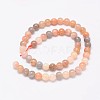 Round Natural Multi-Moonstone Beads Strands G-D767-4mm-2
