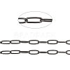 304 Stainless Steel Paperclip Chains CHS-F010-01B-B-1