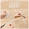4-Tier Acrylic Nail Polish Bottle Organizer Display Riser Stands ODIS-WH0043-189B-4