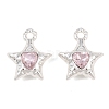Y2K Style Alloy & Glass Pendants GL-CBA1FD3-01S-01-1