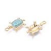 Alloy Enamel Pendants PALLOY-T092-26G-06-2