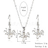 Alloy Pendant Necklaces & Dangle Earrings Sets FS-WGBC05C-09-1