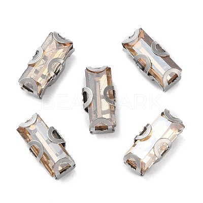 Rectangle Sew on Rhinestone RGLA-L028-01E-03-1