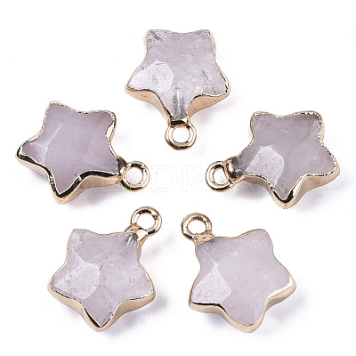 Natural Quartz Crystal Pendants G-N326-36J-1