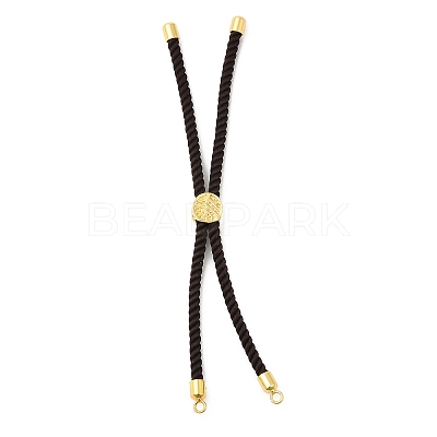 Twisted Nylon Cord Silder Bracelets DIY-B066-03G-08-1