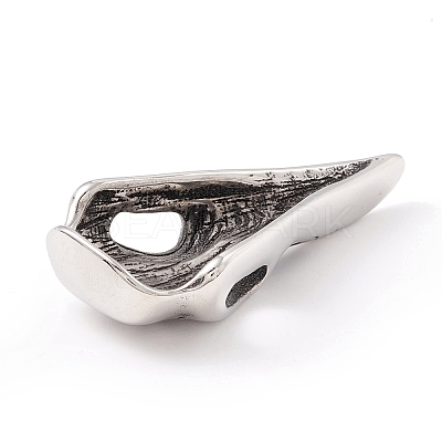 Tibetan Style 304 Stainless Steel Pendants STAS-P305-34AS-1