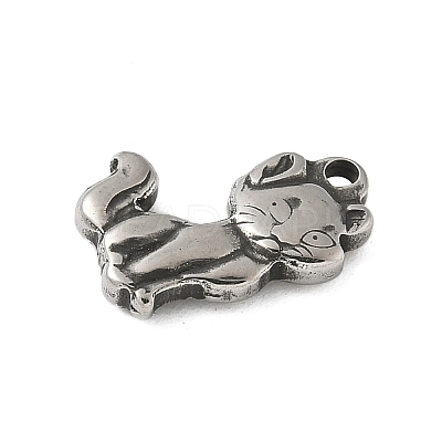 304 Stainless Steel Tibetan Style Pendants STAS-S185-10AS-B-1