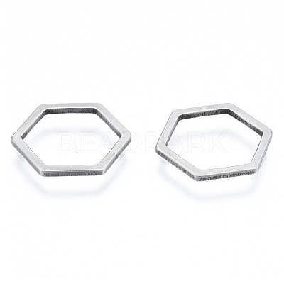 Non-Tarnish 201 Stainless Steel Linking Rings STAS-N090-T03-1-1