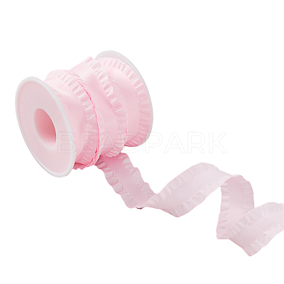 10 Yards Polyester Pleated Edged Ribbon for Clothing Decoration DIY-FI0001-13B-1