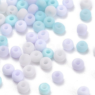 3 Colors 8/0 Opaque Glass Seed Beads SEED-YW0001-42B-1