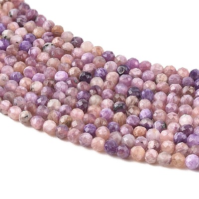 Natural Charoite Beads Strands G-K376-A04-3mm-1