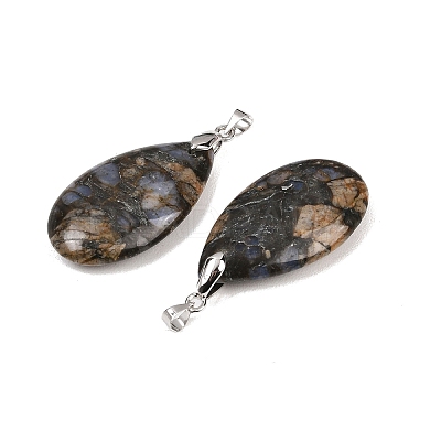 Natural Labradorite Pendants G-D084-01P-B07-1