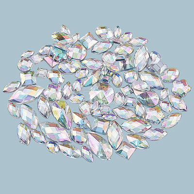 600Pcs Acrylic Rhinestone Cabochons DIY-WH20007-239B-1