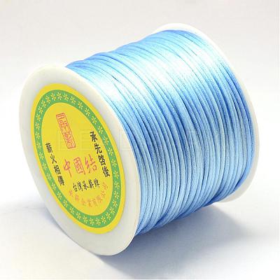 Nylon Satin Rattail Cords NWIR-R025-1.0mm-365-1
