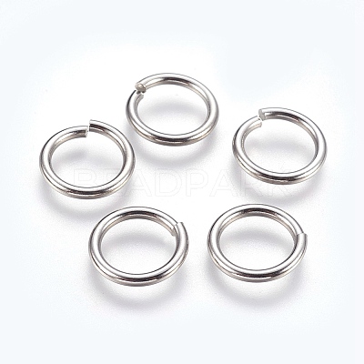 Tarnish Resistant 304 Stainless Steel Saw Cut Open Jump Rings STAS-P212-25P-13-1