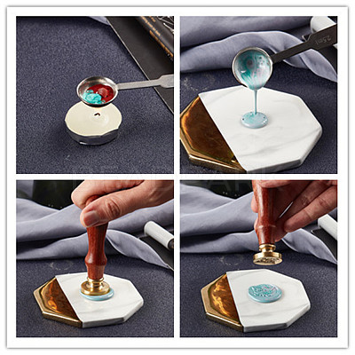 Wax Seal Stamp Set AJEW-WH0208-458-1