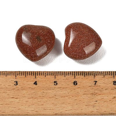 Synthetic Goldstone Heart Love Stone GG-CBAA0EE-03-20A-1