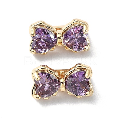 Brass Pave Cubic Zirconia Multi-Strand Links FIND-Z029-12D-1