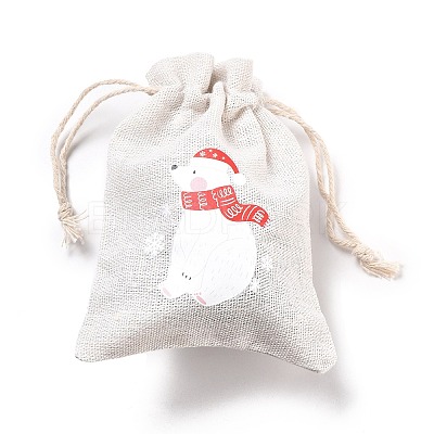Christmas Cotton Cloth Storage Pouches LS-ABAG-M004-02E-1