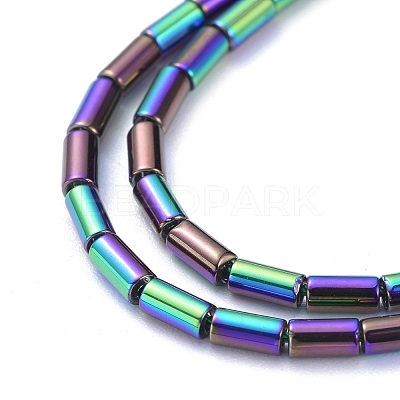 Electroplate Glass Beads Strands EGLA-K014-B-FP03-1