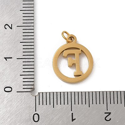 304 Stainless Steel Charms
with Jump Ring STAS-R001-02G-F-1