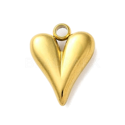 201 Stainless Steel Pendants STAS-G338-07G-1-1