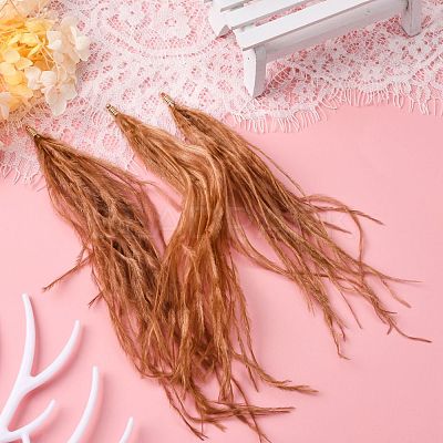 Ostrich Feather Tassel Big Pendant Decorations FIND-S302-08J-1