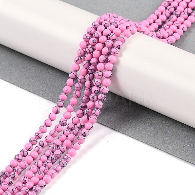 Synthetic Turquoise Beads Strands G-U004-02O-1