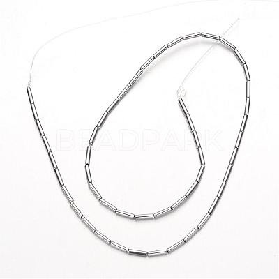 Electroplate Non-magnetic Synthetic Hematite Bead Strands G-F300-37B-01-1