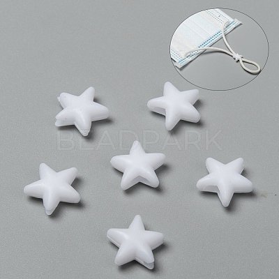 Star PVC Plastic Cord Lock for Mouth Cover X-KY-D013-01A-1