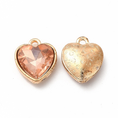 Faceted Glass Rhinestone Pendants GLAA-I051-B12-1