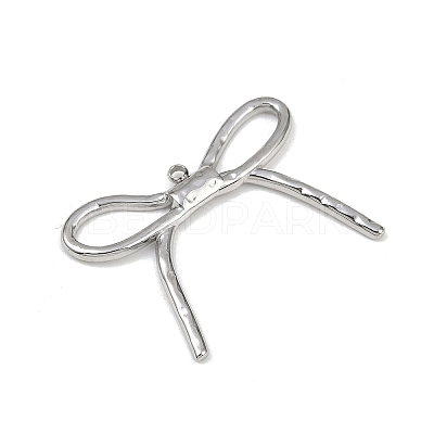 304 Stainless Steel Pendants STAS-B092-06P-1
