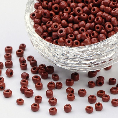 12/0 Opaque Colours Round Glass Seed Beads X-SEED-A010-2mm-46-1