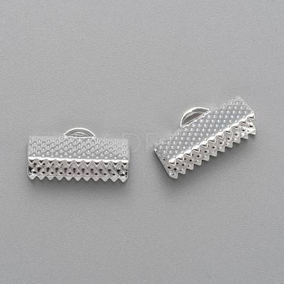 Iron Ribbon Crimp Ends E183-S-1